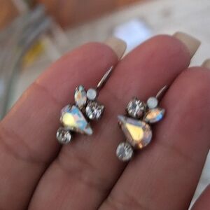 SORRELLI Elegant Silver Crystal Earrings